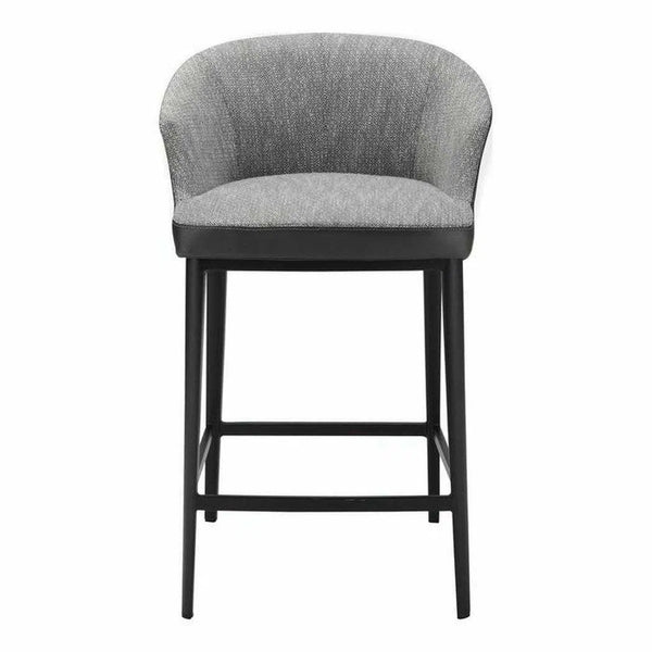 21.5 Inch Counter Stool Grey Retro Counter Stools LOOMLAN By Moe's Home