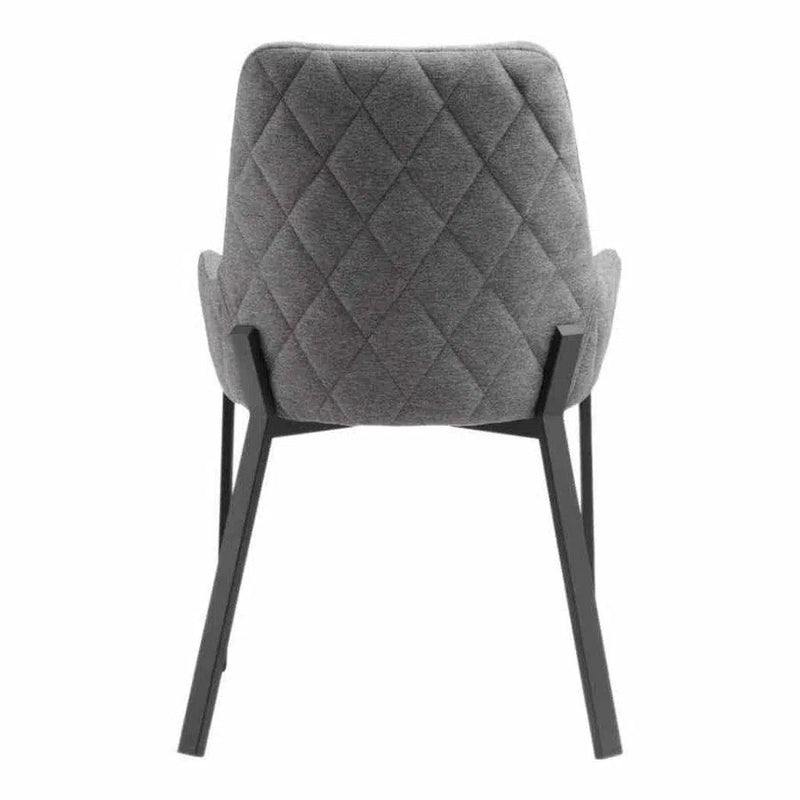 22 Inch Dining Chair Set Grey Contemporary