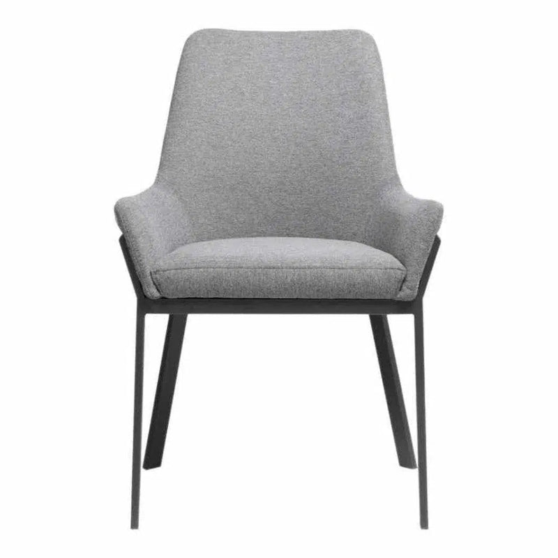 22 Inch Dining Chair Set Grey Contemporary