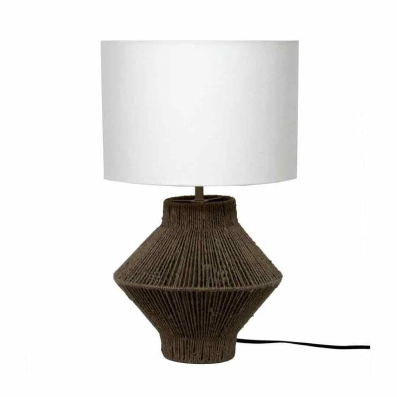22 Inch Table Lamp Natural Rustic Table Lamps LOOMLAN By Moe's Home