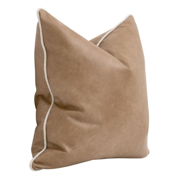 22" Performance Fabric Essential Pillow 2PC-Throw Pillows-Essentials For Living-Brown-LOOMLAN