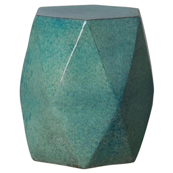 22 in. Brilliant Matrix Ceramic Garden Stool