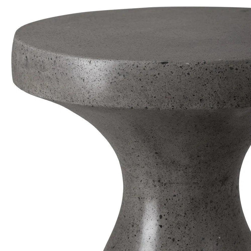 22 in. Caemen Teardrop Terrazzo Outdoor Garden Stool