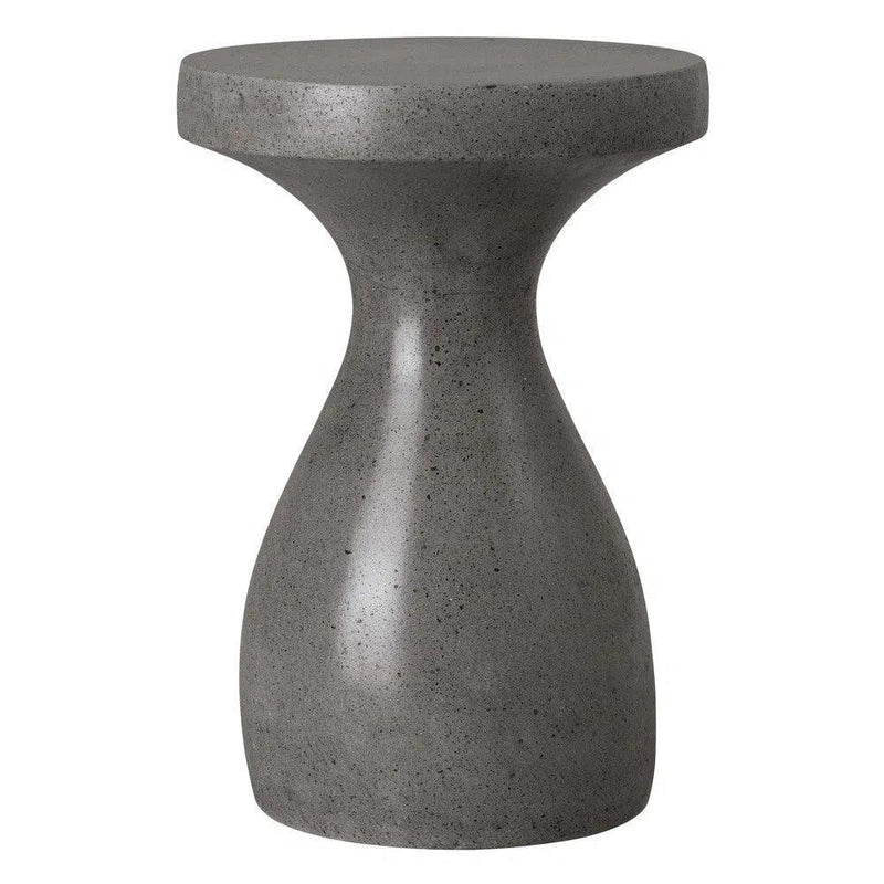 22 in. Caemen Teardrop Terrazzo Outdoor Garden Stool