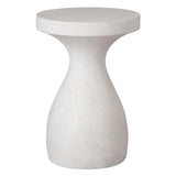 22 in. Caemen Teardrop Terrazzo Outdoor Garden Stool