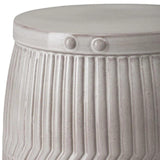 22 in. Dolly Tub Ceramic Outdoor Garden Stool