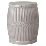 22 in. Dolly Tub Ceramic Outdoor Garden Stool