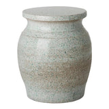 22 in. Koji Ceramic Outdoor Garden Stool