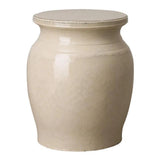 22 in. Koji Ceramic Outdoor Garden Stool