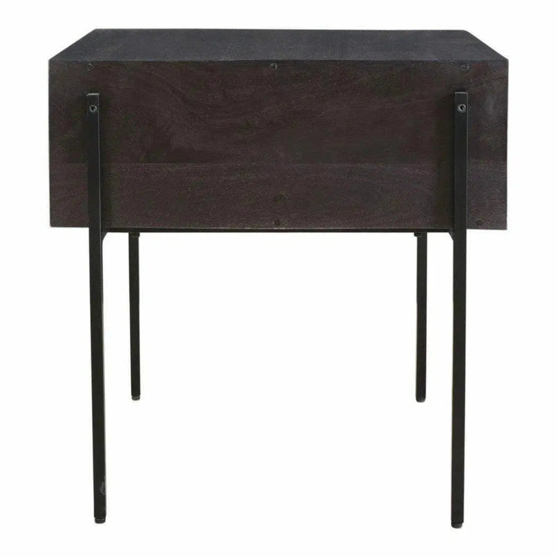 22 Inch Side Table Brown Modern - LOOMLAN - Moe's Home - Side Tables