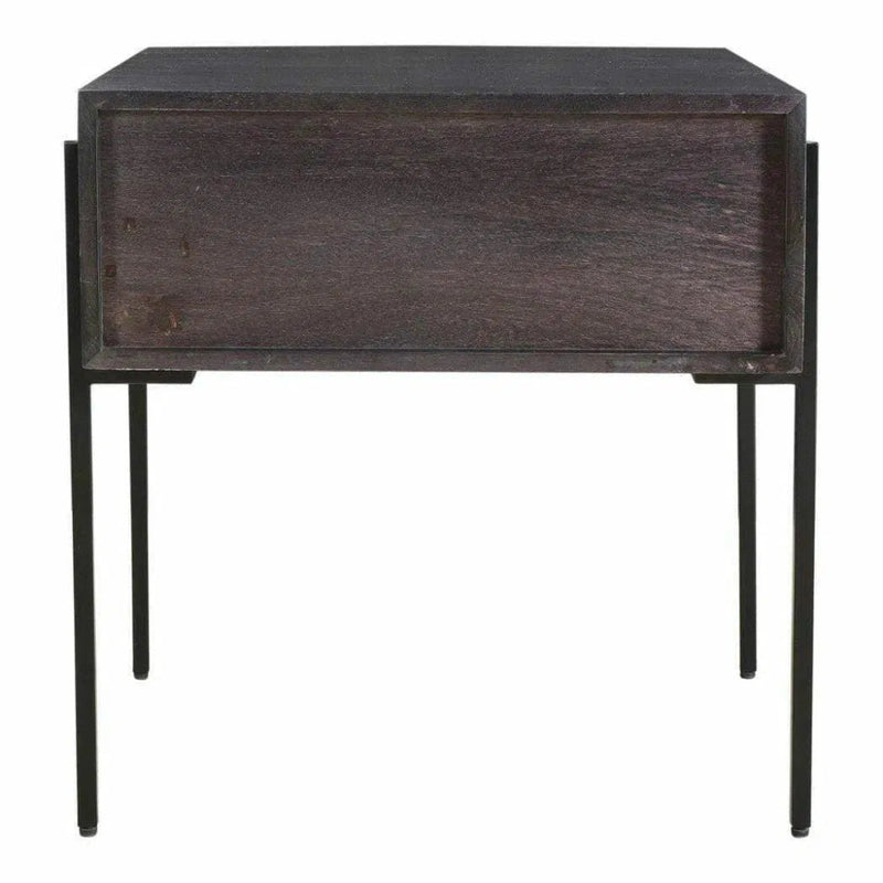 22 Inch Side Table Brown Modern - LOOMLAN - Moe's Home - Side Tables