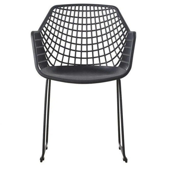 22.5 Inch Chair Black Set Black Contemporary