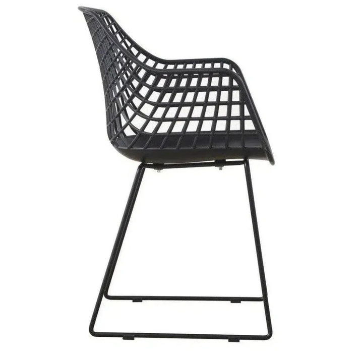 22.5 Inch Chair Black Set Black Contemporary-Outdoor Accent Chairs-Moe's Home-LOOMLAN