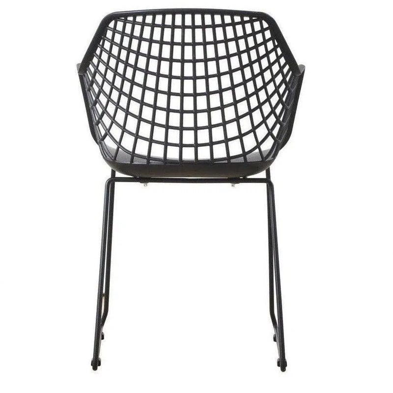 22.5 Inch Chair Black Set Black Contemporary