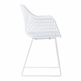 22.5 Inch Chair White Set White Contemporary