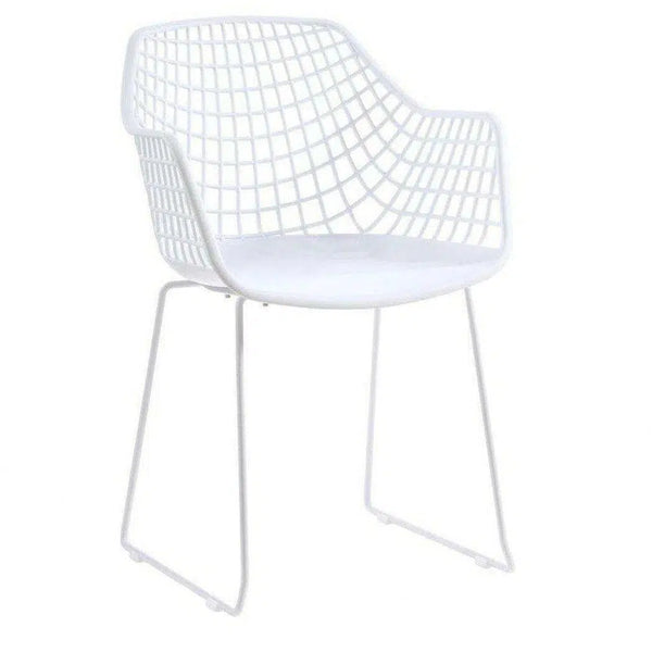 22.5 Inch Chair White Set White Contemporary