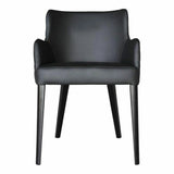 22.5 Inch Dining Chair Black Contemporary Dining Chairs LOOMLAN By Moe's Home