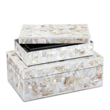 Uma Mother of Pearl Box Set of 2