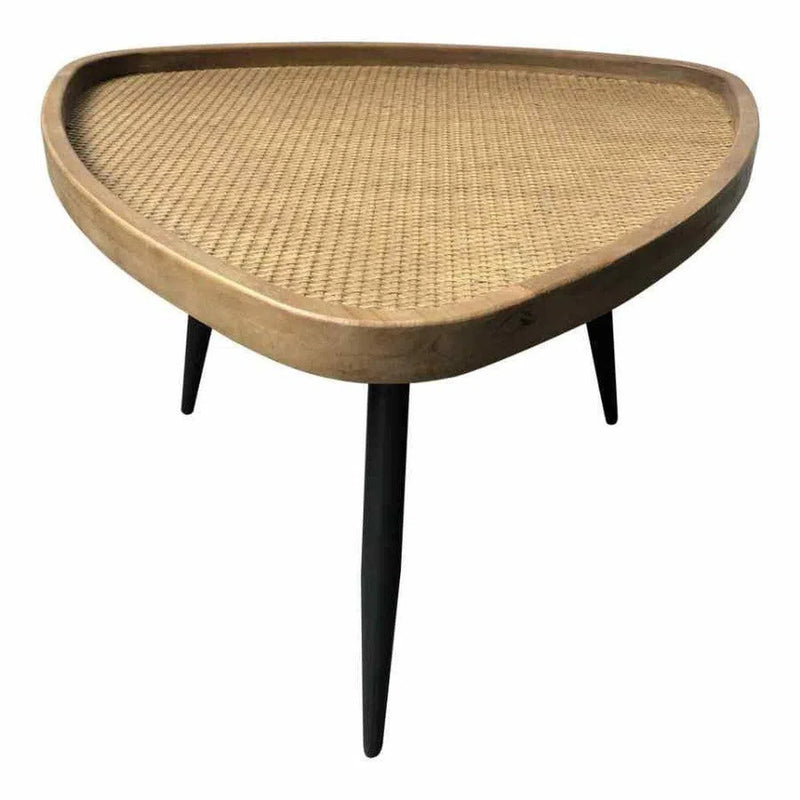 23 Inch Rattan Coffee Table Natural Scandinavian Coffee Tables LOOMLAN By Moe's Home