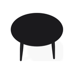 23" Round Marine Grade Polymer Top End Table