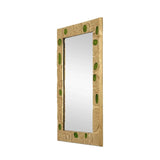 23.75" Beau Monde Gold Frame Wall Mirror - LOOMLAN - Currey & Co - Wall Mirrors