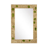 23.75" Beau Monde Gold Frame Wall Mirror - LOOMLAN - Currey & Co - Wall Mirrors