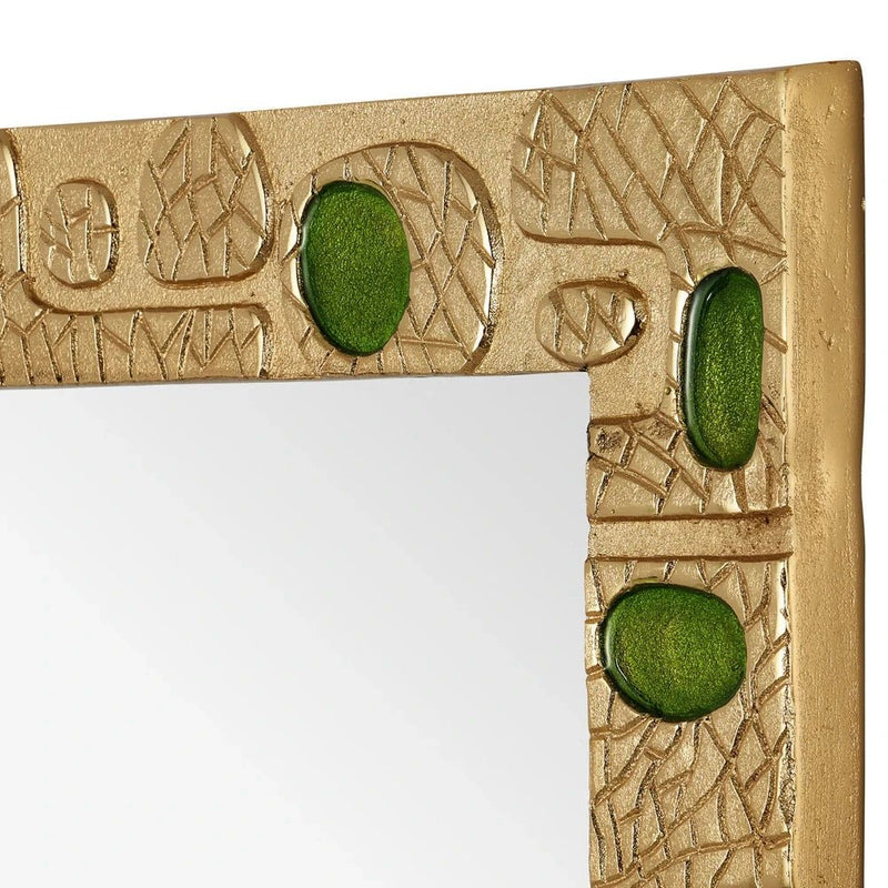 23.75" Beau Monde Gold Frame Wall Mirror - LOOMLAN - Currey & Co - Wall Mirrors