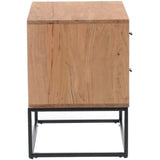 23.5 Inch Nightstand Natural Contemporary Nightstands LOOMLAN By Moe's Home