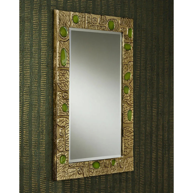 23.75" Beau Monde Gold Frame Wall Mirror