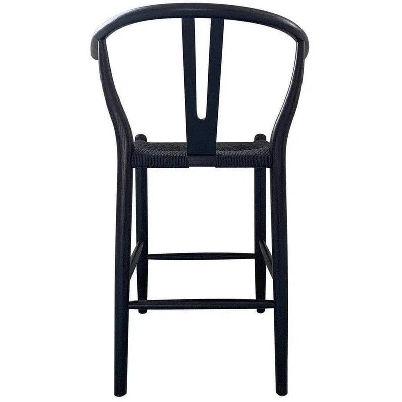 24 Inch Counter Stool Black Scandinavian