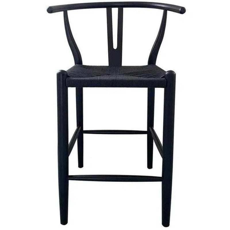 24 Inch Counter Stool Black Scandinavian