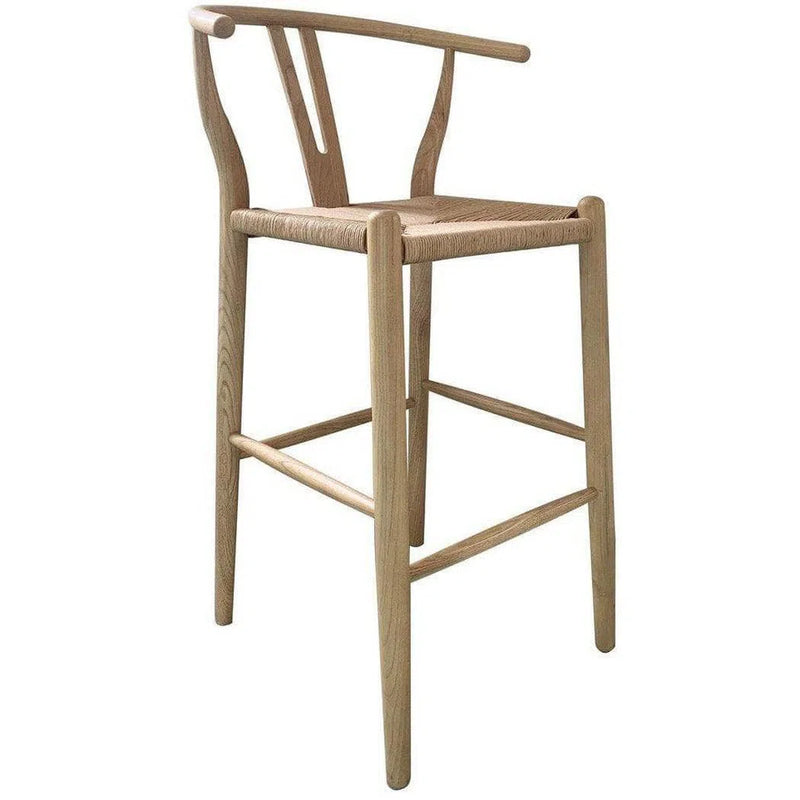 24 Inch Counter Stool Natural Scandinavian Counter Stools LOOMLAN By Moe's Home