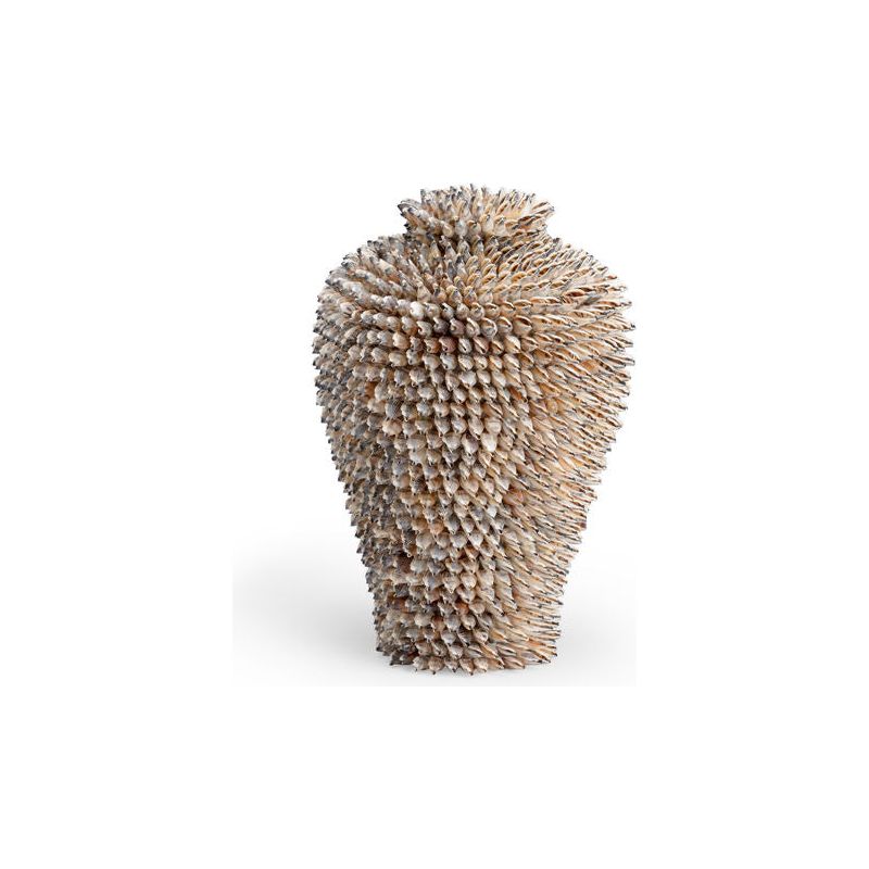 Natural Shell Texture Decorative Vase