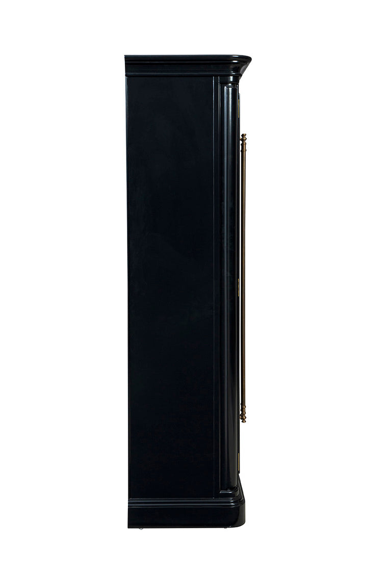 Veneto Solid Wooden Black Cabinet