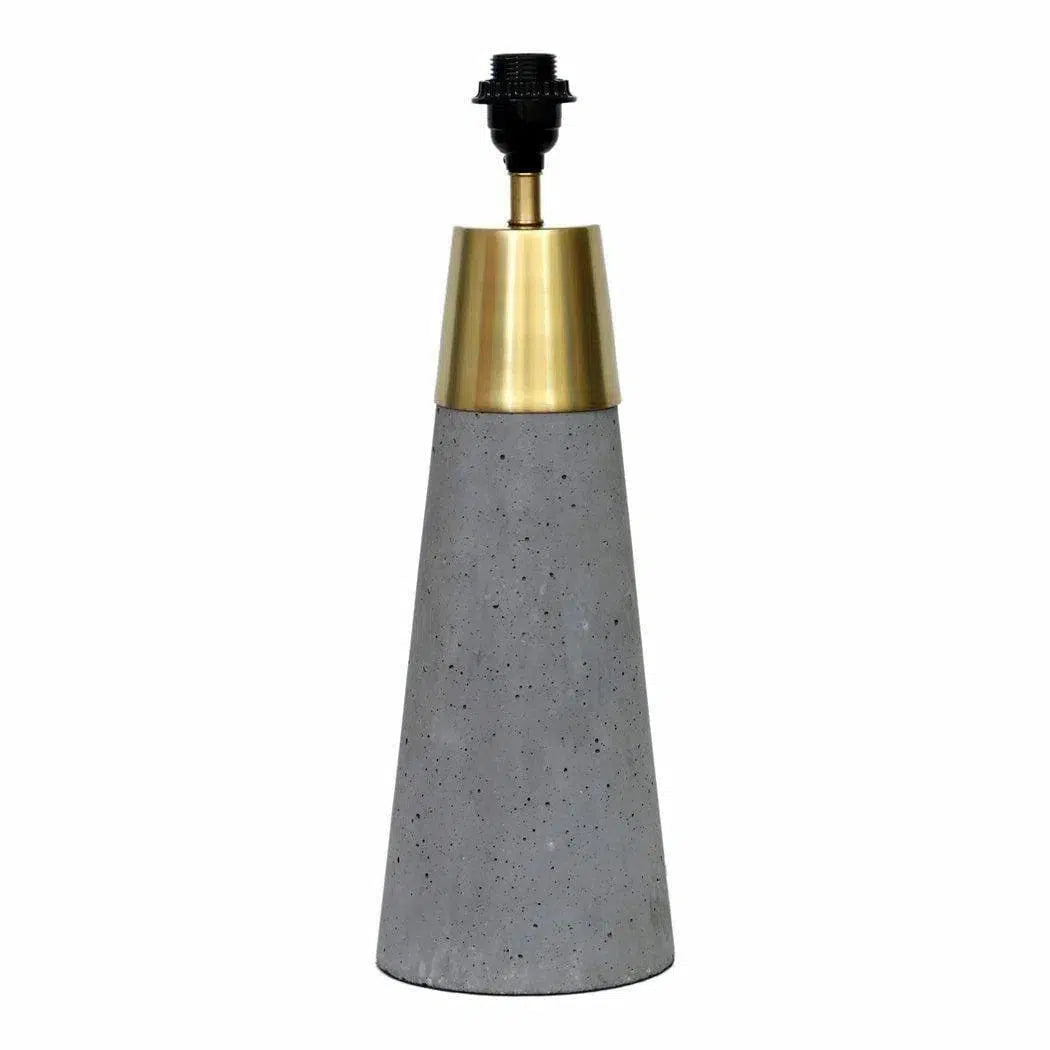 25 Inch Lamp Grey Contemporary