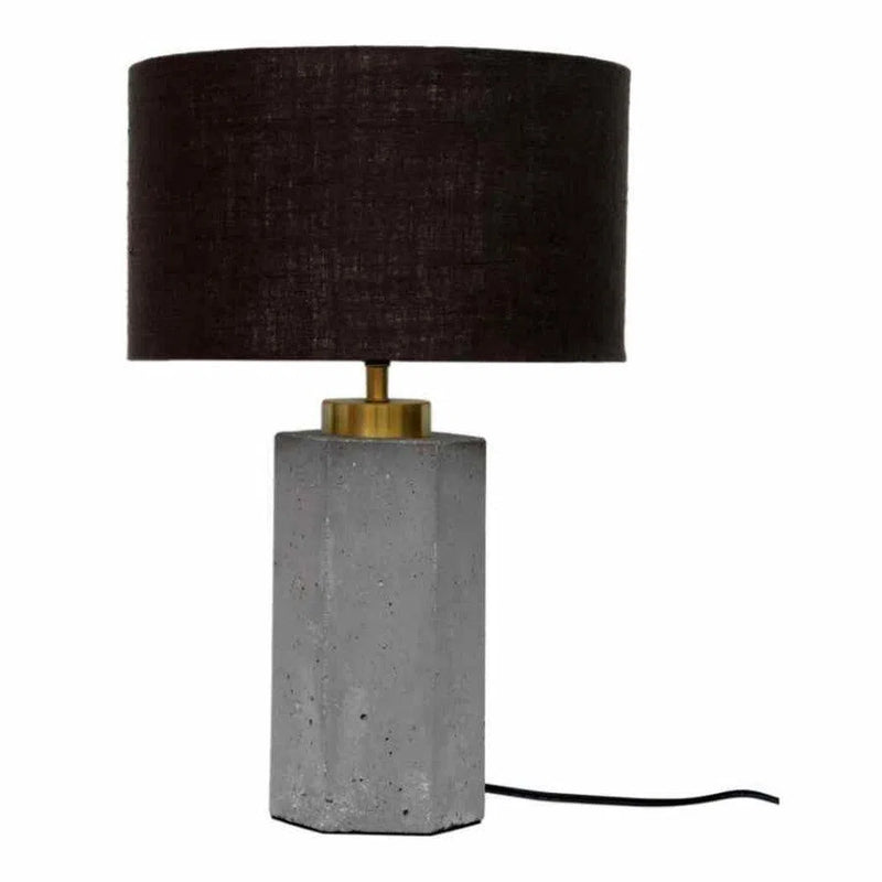 25 Inch Table Lamp Grey Contemporary Table Lamps LOOMLAN By Moe's Home