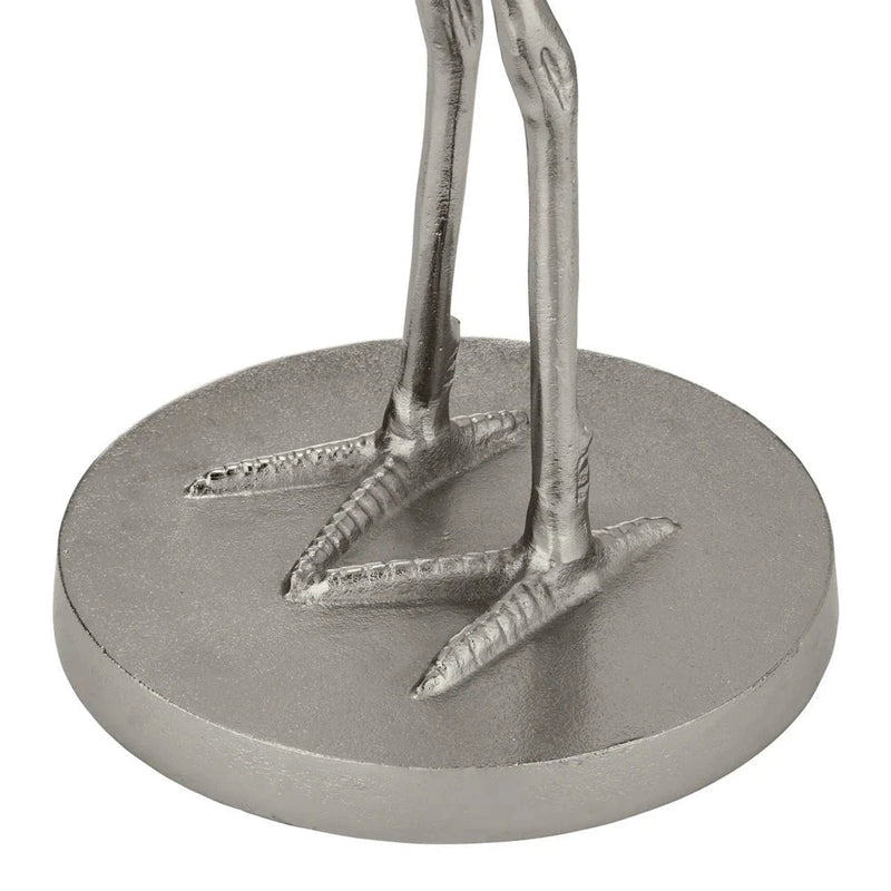 25" Crane Cast Aluminum Accent Table - LOOMLAN - Currey & Co - Side Tables