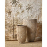 25 in. Elias Ceramic Beige Planter