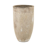 25 in. Elias Ceramic Beige Planter