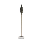 Fletcher Bronze Arrowhead On Marble Sculpture