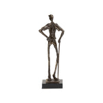 Golfer Bronze Finish Sculpture