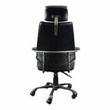 25.5 Inch Swivel Office Chair Onyx Black Industrial Office Chairs LOOMLAN By Moe's Home