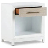 26" High Gloss Boca Grande One Drawer Nightstand