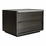 26.5 Inch Nightstand Grey Contemporary