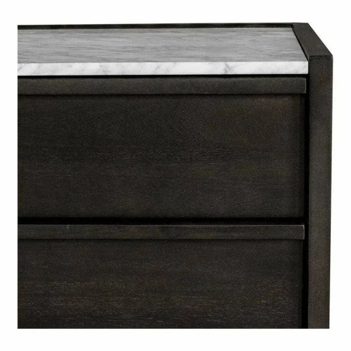 26.5 Inch Nightstand Grey Contemporary - LOOMLAN - Moe's Home - Nightstands
