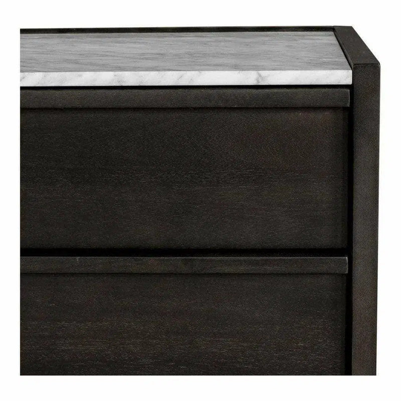 26.5 Inch Nightstand Grey Contemporary