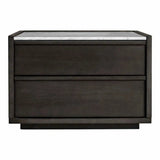 26.5 Inch Nightstand Grey Contemporary