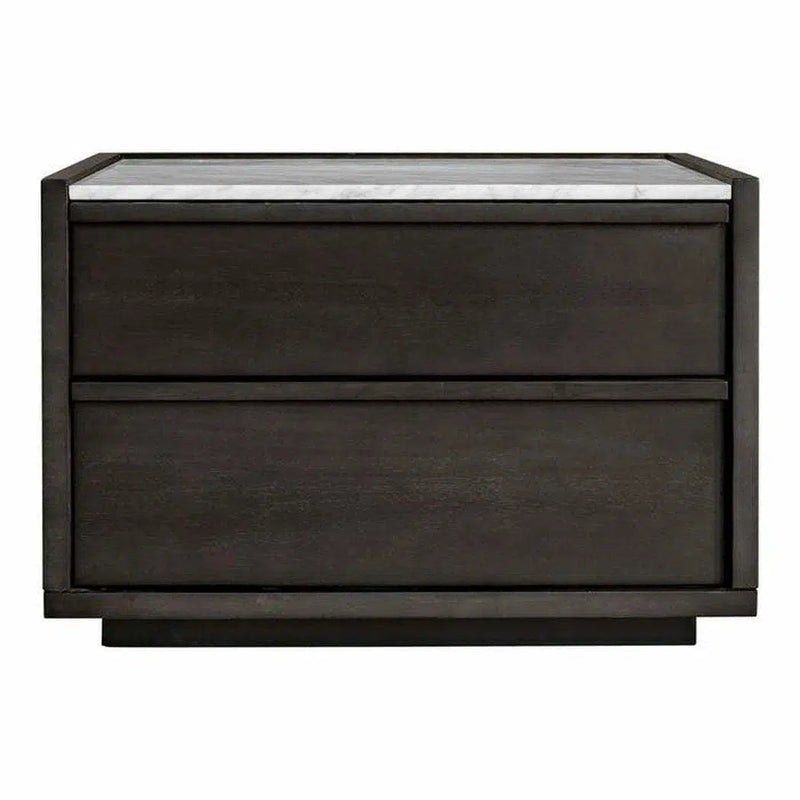 26.5 Inch Nightstand Grey Contemporary