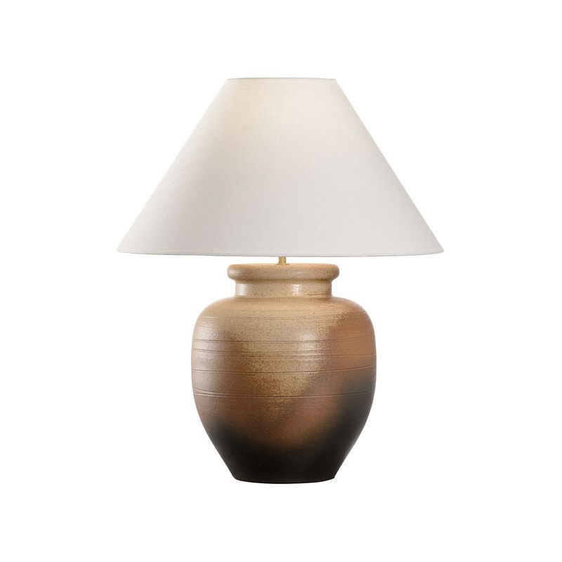 Rika Brown Japanese Craftsmanship Table Lamp