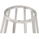 28" Stainless Steel Turino Round Dining Table Base